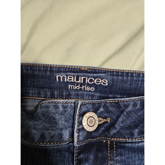 Maurices size 8 long women's bootcut mid rise jeans - Picture 5 of 10